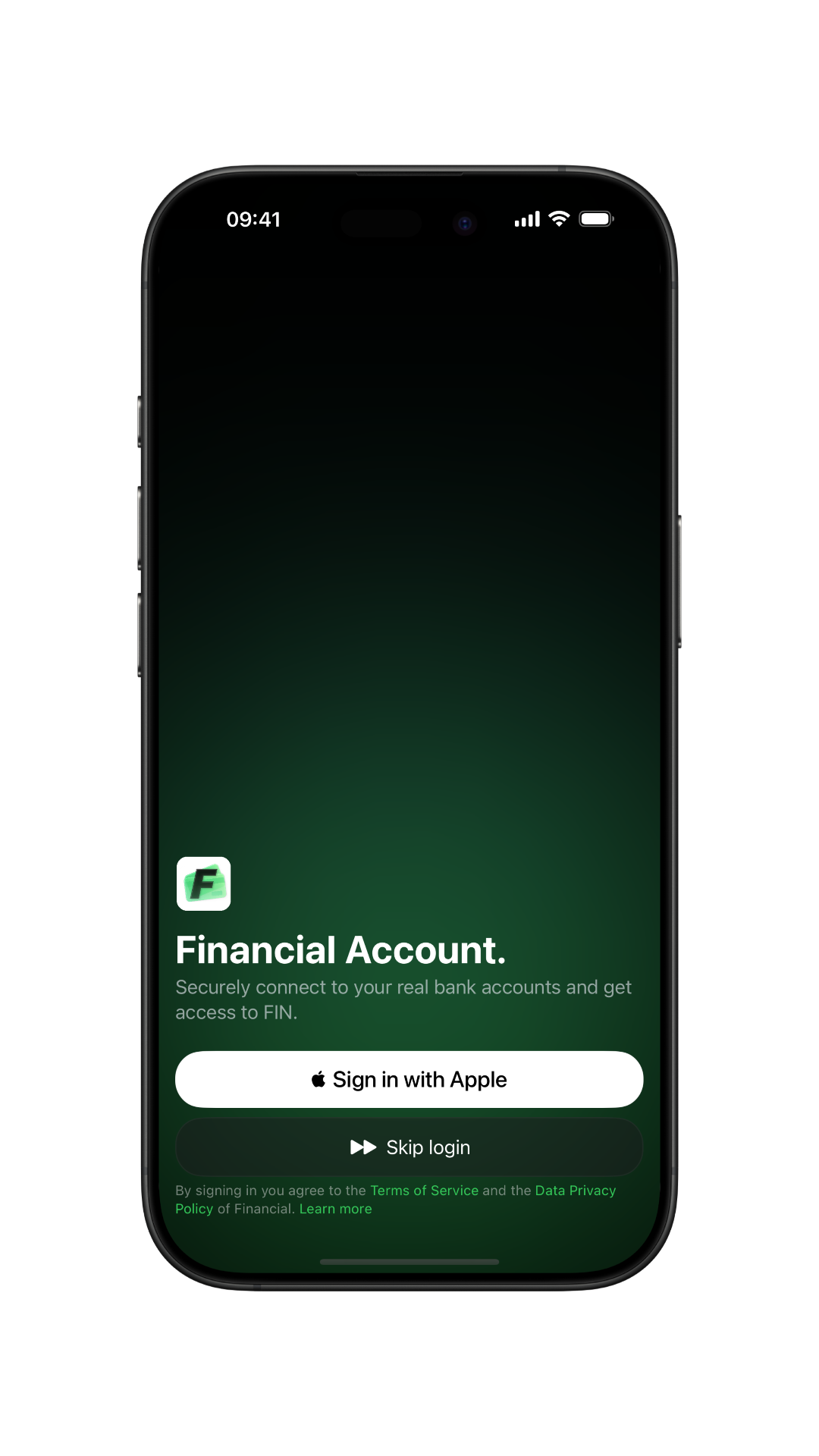 Financial App Dashboard